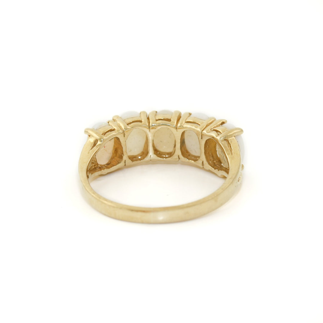 14k Gold x Quinet Welo Opal Ring - Kingdom Jewelry