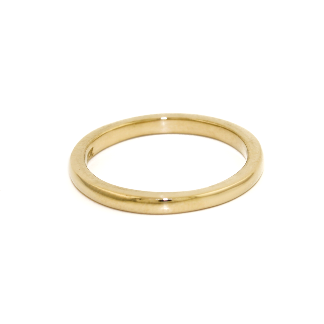 Gold x Slim 1mm Wedding Band