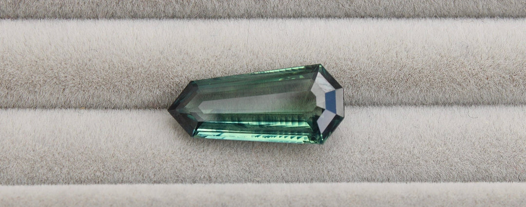 5.44ct Shield Cut Sapphire - Kingdom Jewelry