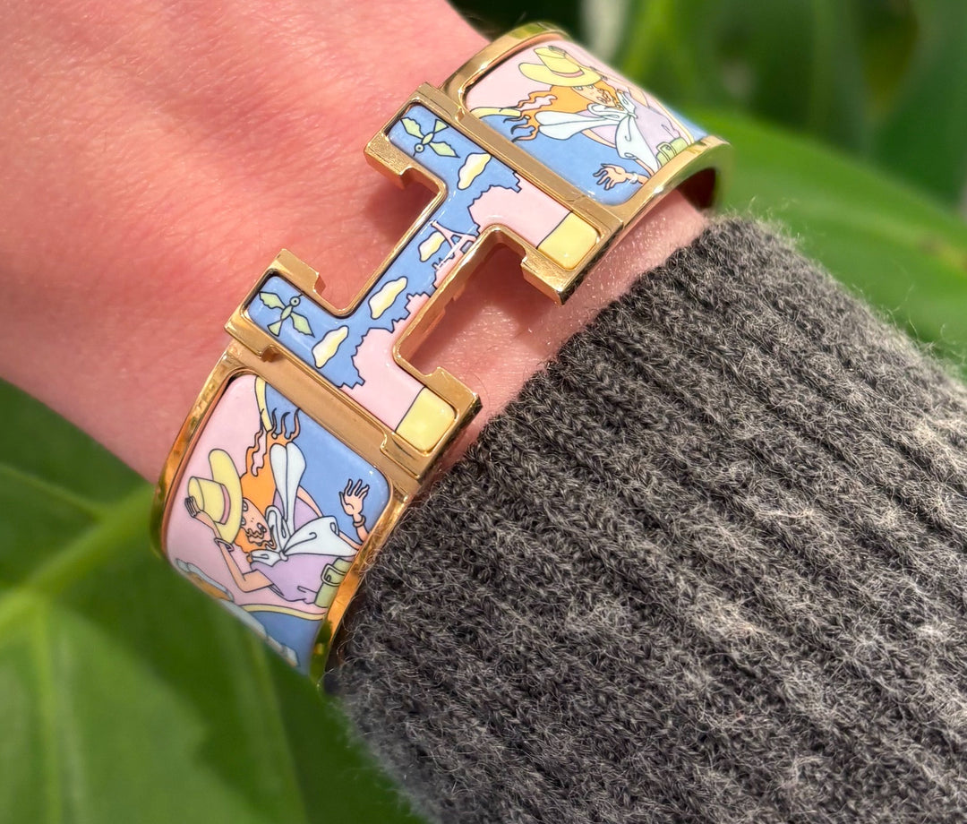 Hermès Pastel Clic Clac Bracelet