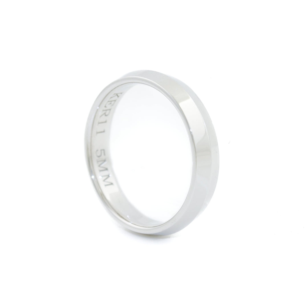 Made To Order: White Gold x Double Edge Band - Kingdom Jewelry
