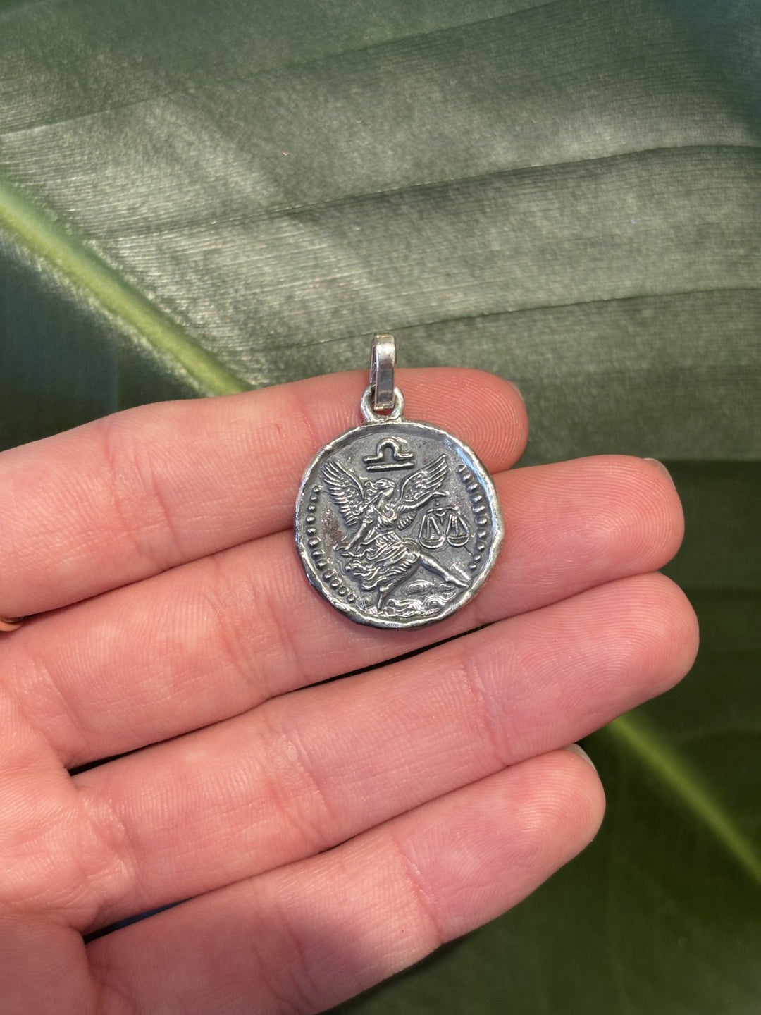 New Old World Zodiac Coin Pendant - Libra - Kingdom Jewelry