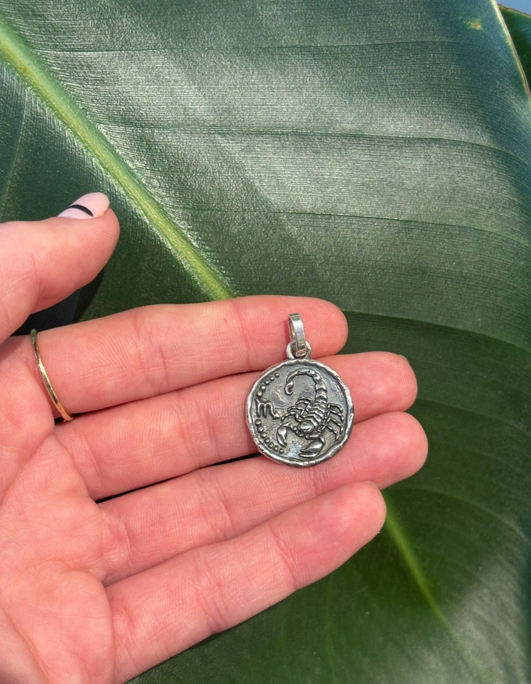 New Old World Zodiac Coin Pendant - Scorpio - Kingdom Jewelry
