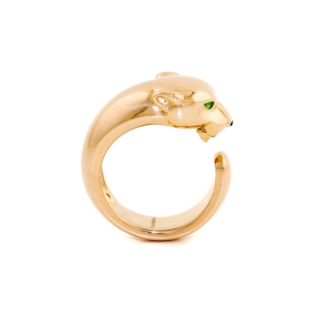 Rose Gold Cartier Panther Ring Kingdom Jewelry