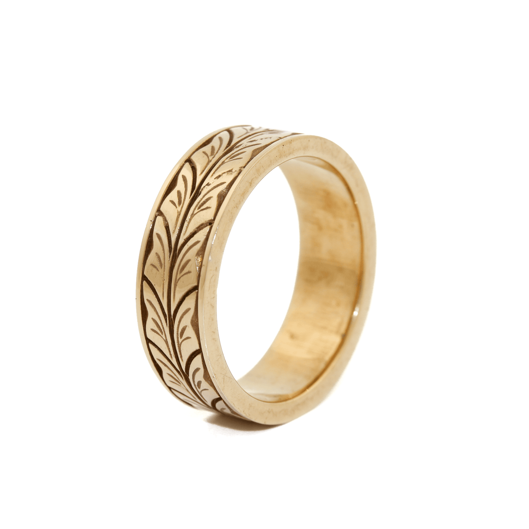 Rose Gold x "Hvete+" Cigar Band - Kingdom Jewelry