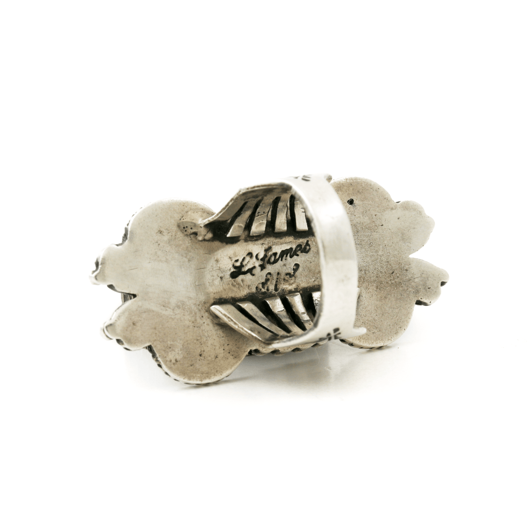 Silver x Magnificent 1980's "Lorenzo James" Navajo Ring - Kingdom Jewelry