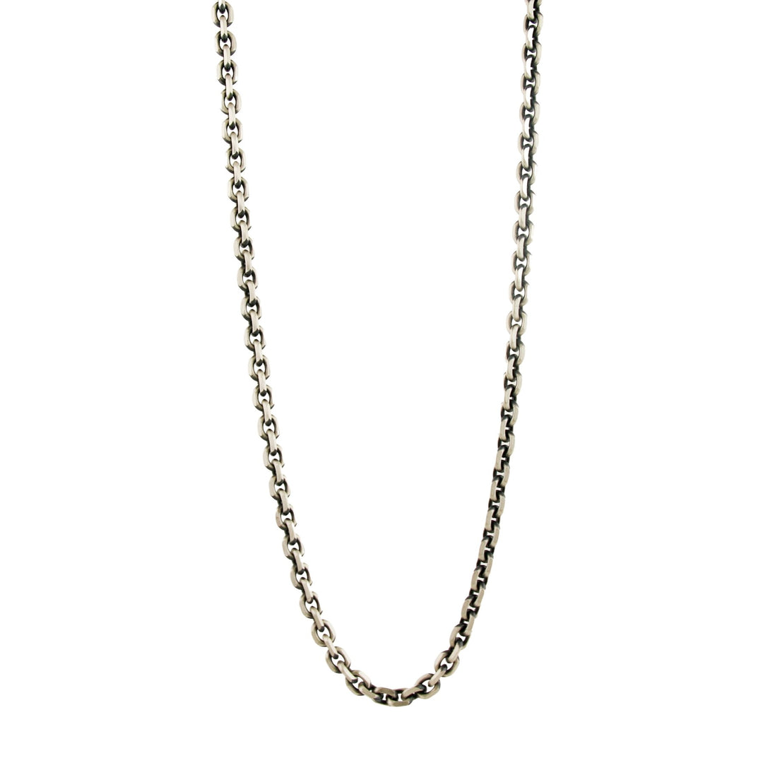18" Silver Vintage Italian Chain Necklace. - Kingdom Jewelry
