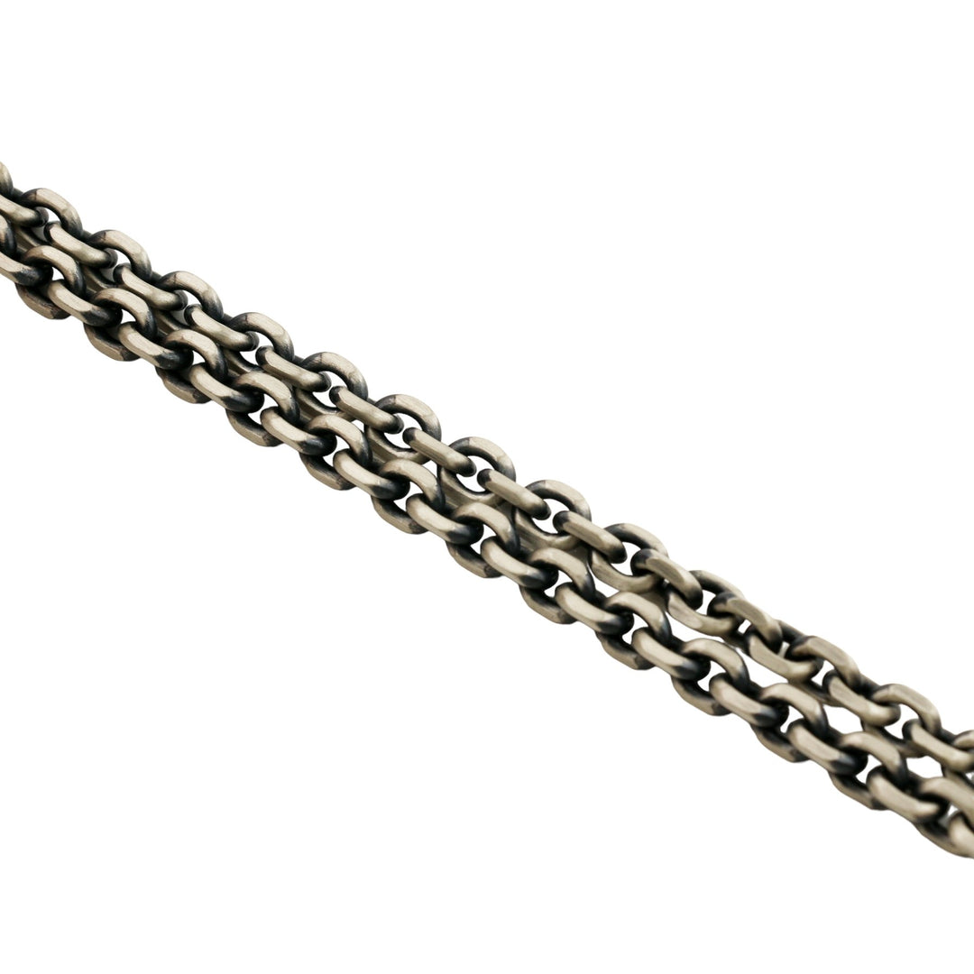 18" Silver Vintage Italian Chain Necklace. - Kingdom Jewelry