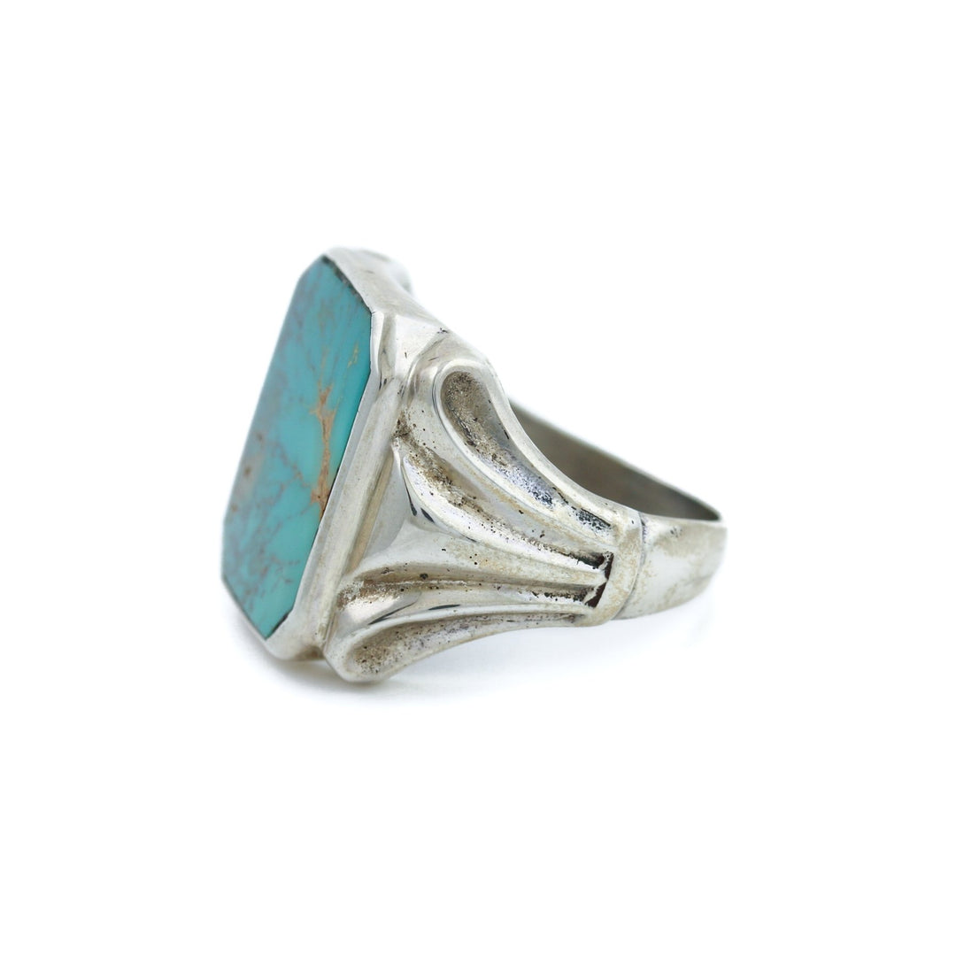 1930s Vintage Royston Turquoise Ring - Kingdom Jewelry