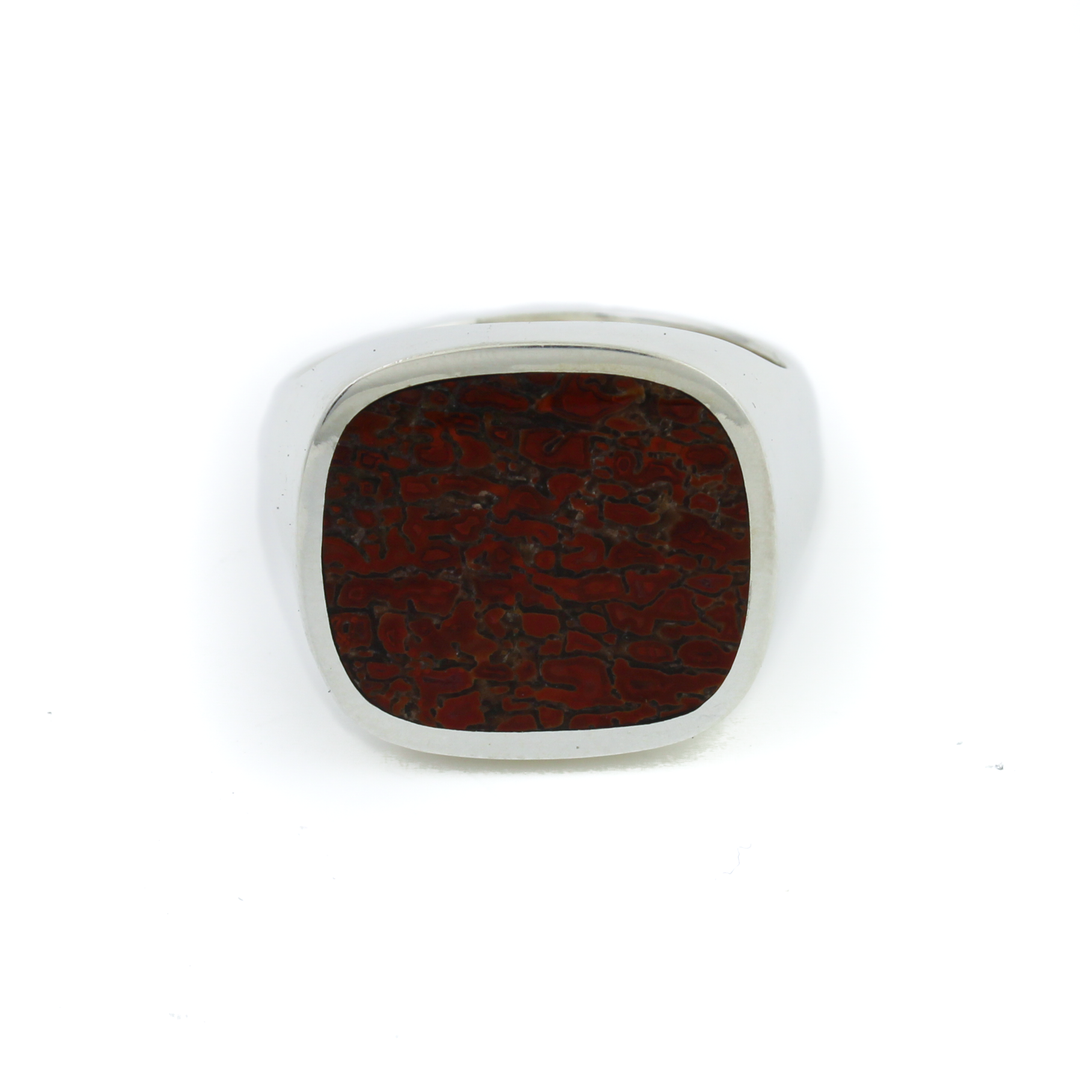 This sleek black Jade ring by Kingdom is truly something!