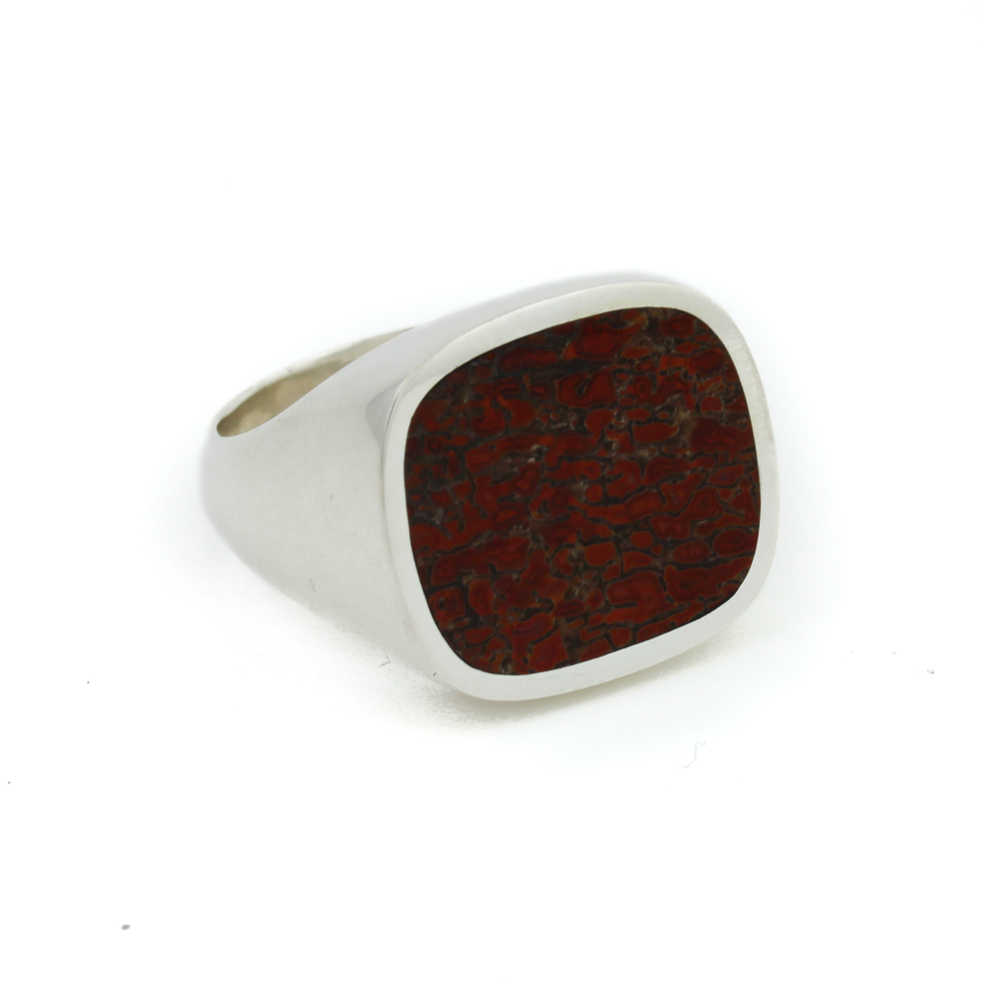 This sleek black Jade ring by Kingdom is truly something!