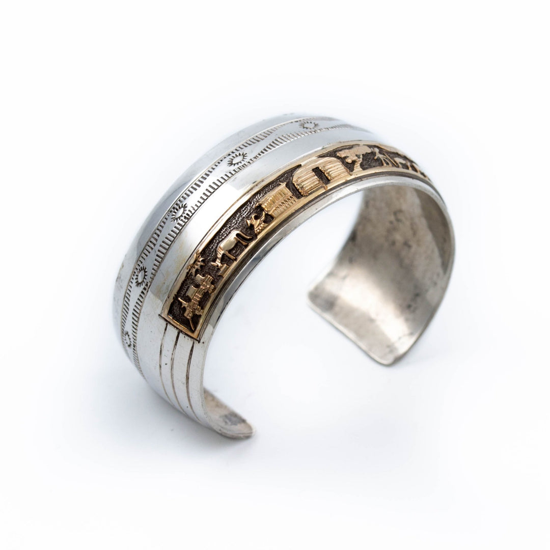 Amazing Hopi Storyteller Cuff - Kingdom Jewelry