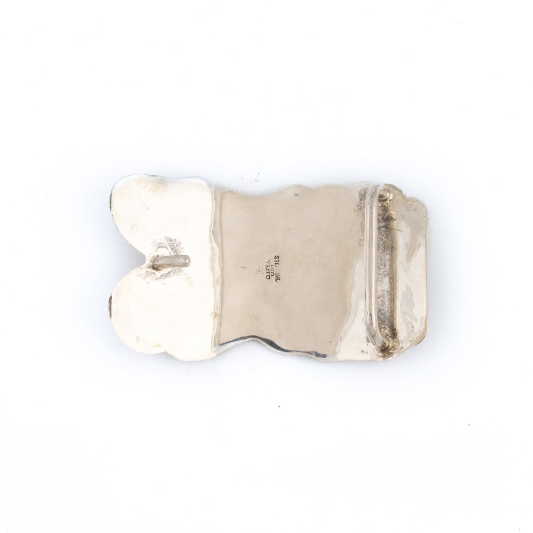 Beautiful 1960's Taxco Lico Belt Buckle - Kingdom Jewelry