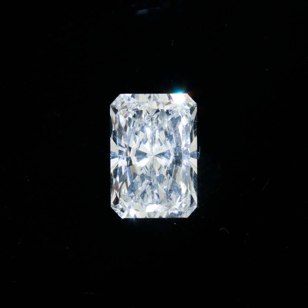 D VVS1. GIA 2.00 White Radiant Diamond + 18k Build Out (Brettan) - Kingdom Jewelry
