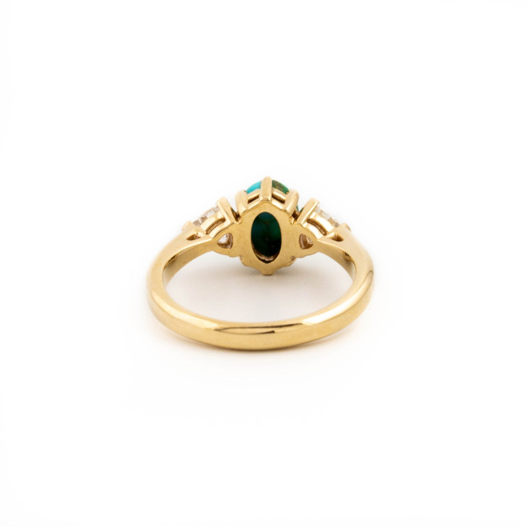 Dreamy Turquoise Diamond Ring - Kingdom Jewelry