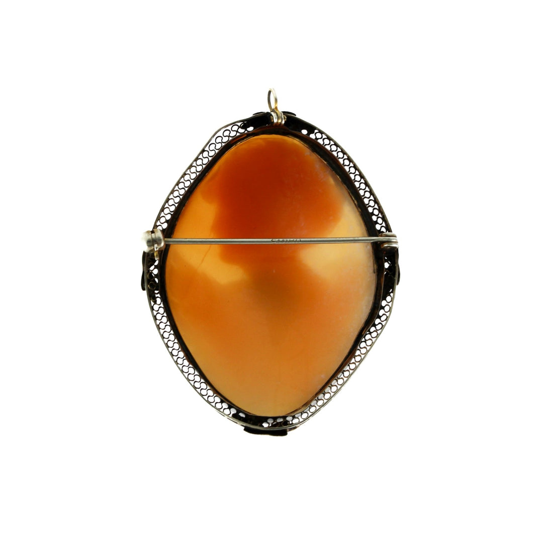 Flower Queen Vintage Cameo - Kingdom Jewelry
