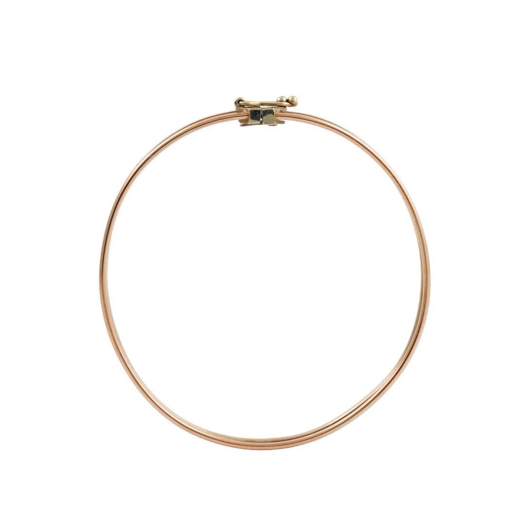 Gold Greek "Key Link" Bangle - Kingdom Jewelry