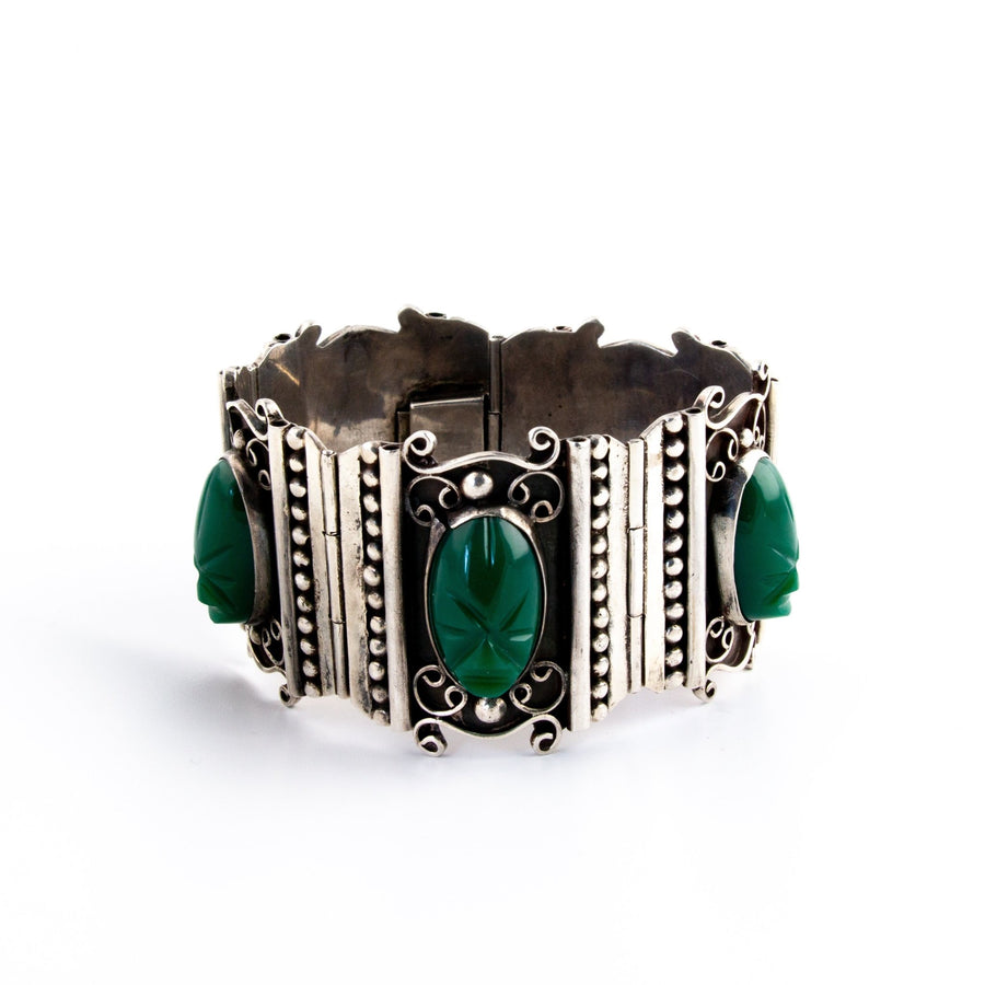 Green Onyx Idol Bracelet - Kingdom Jewelry
