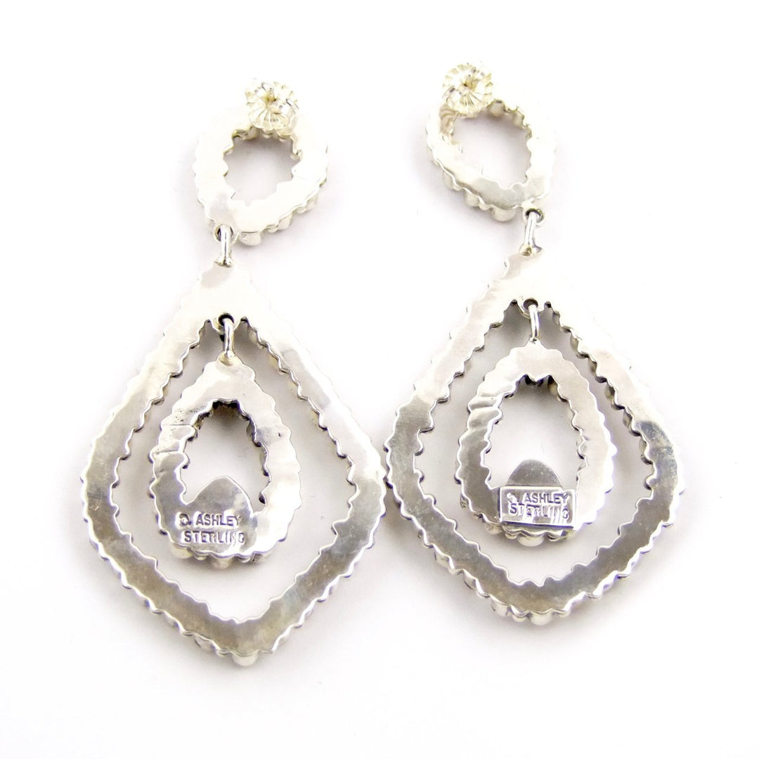 Multi Stone Coral Earrings - Kingdom Jewelry
