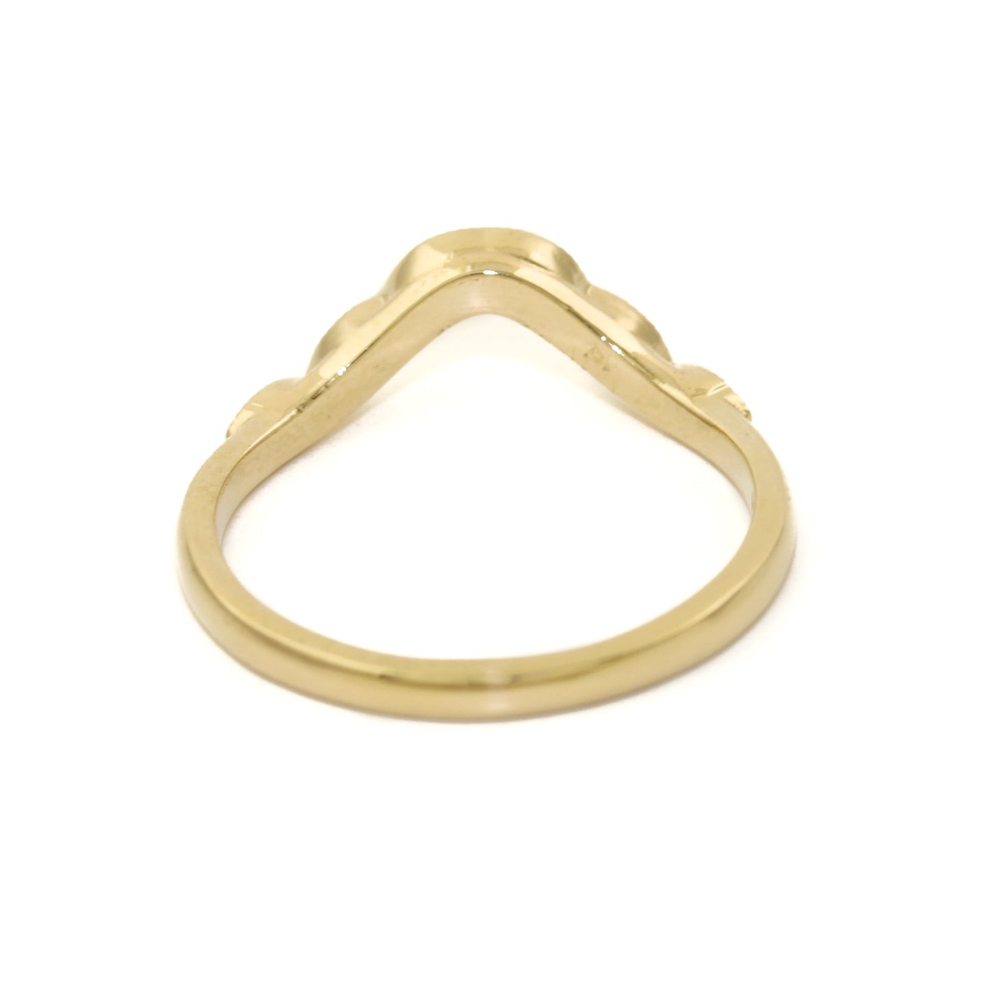 Oval 14K Gold x Diamond Tiara Band - Kingdom Jewelry