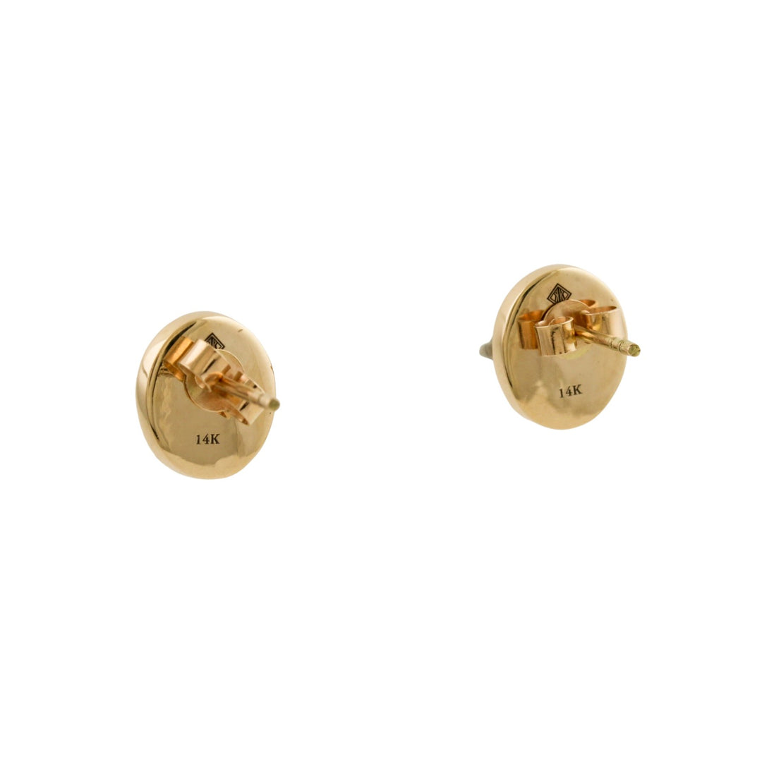 Red Coral 14k Studs - Kingdom Jewelry