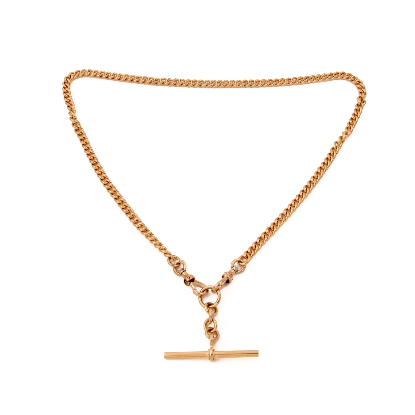 Rose Gold Toggle Lanyard Watch Chain - Kingdom Jewelry