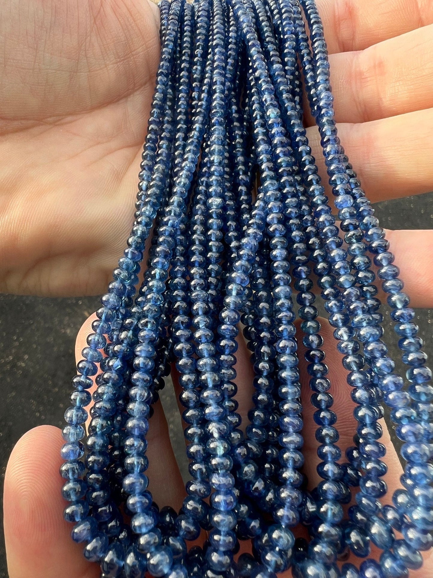 Sapphire beads for Alison - Kingdom Jewelry