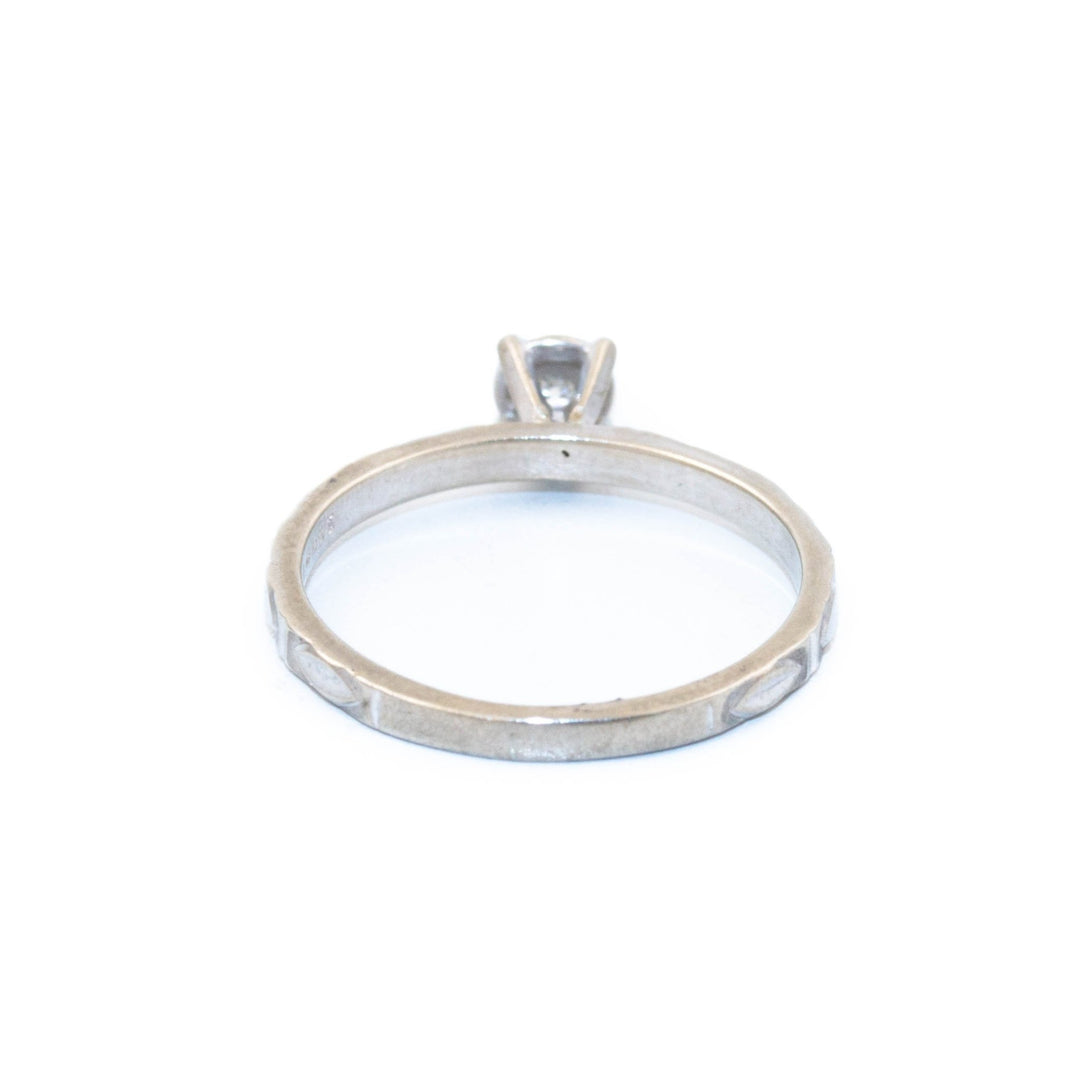 Solitaire Diamond Gold Ring - Kingdom Jewelry