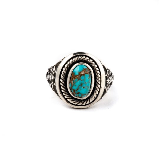 The "Echoes of Egypt" Serqet's Scorpion Ring w/ Egyptian Turquoise - Kingdom Jewelry