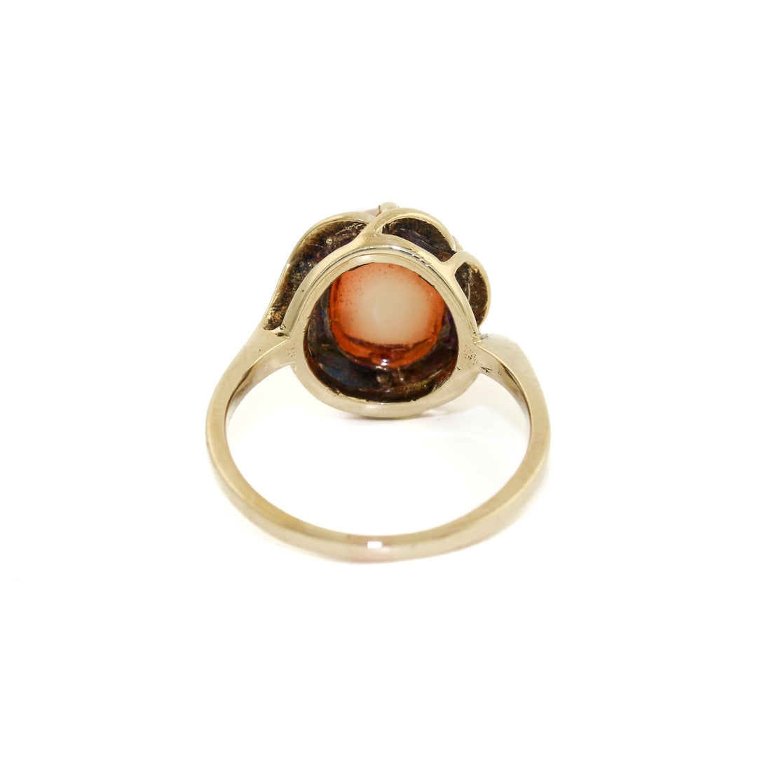 Vintage 10k Gold Ring x Moonstone - Kingdom Jewelry