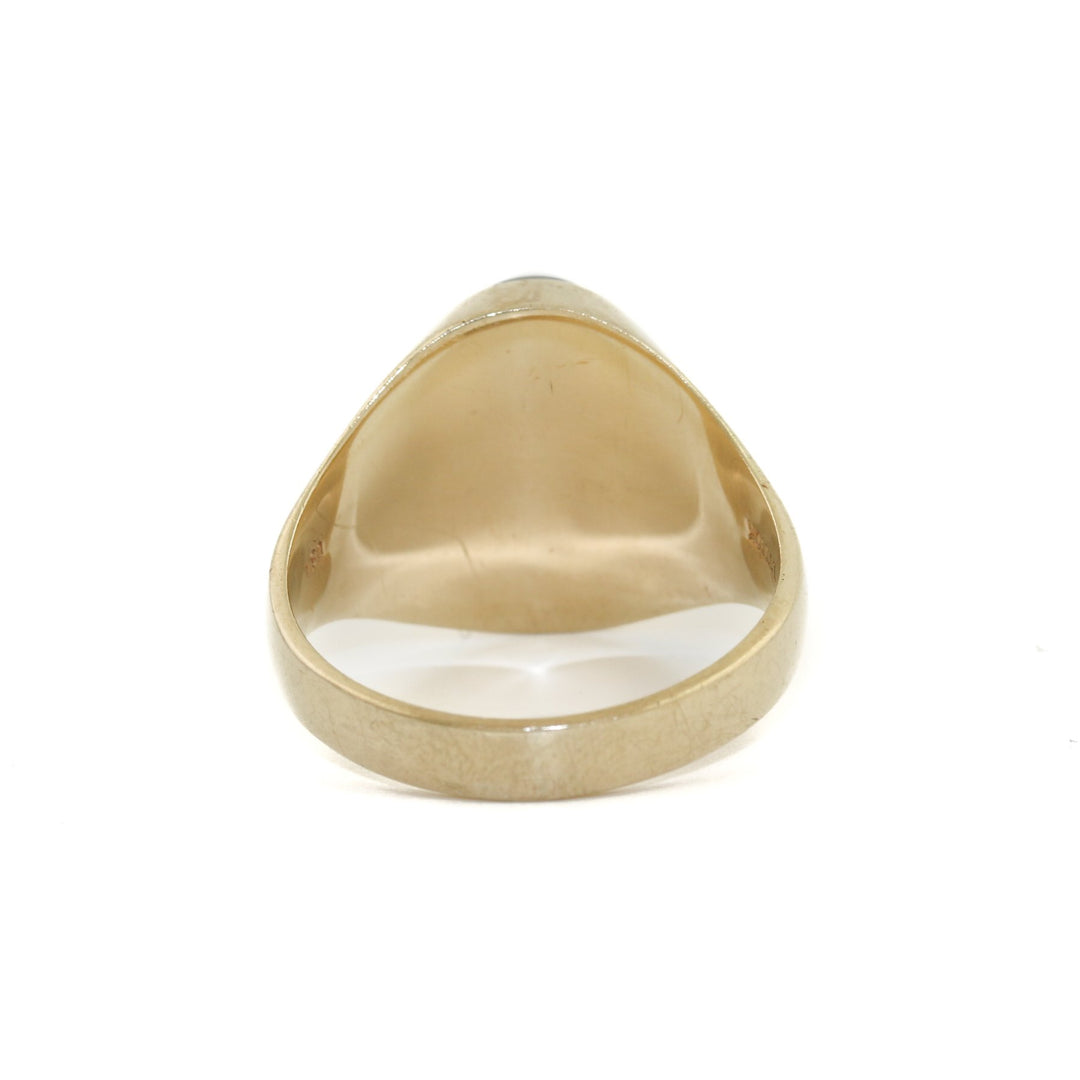 Vintage 10k Gold x Onyx Signet - Kingdom Jewelry