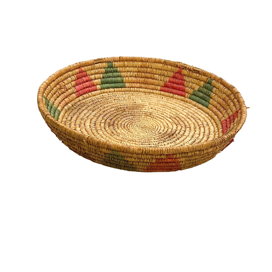 Vintage Beige Weaved Basket - Kingdom Jewelry