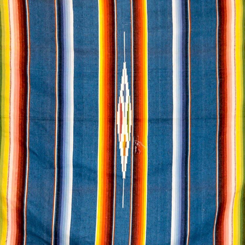 Vintage Blue Toned Serape - Kingdom Jewelry