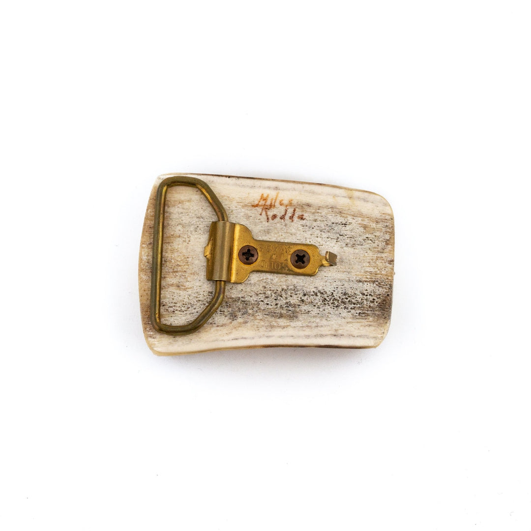 Vintage Moose Antler Buckle - Kingdom Jewelry