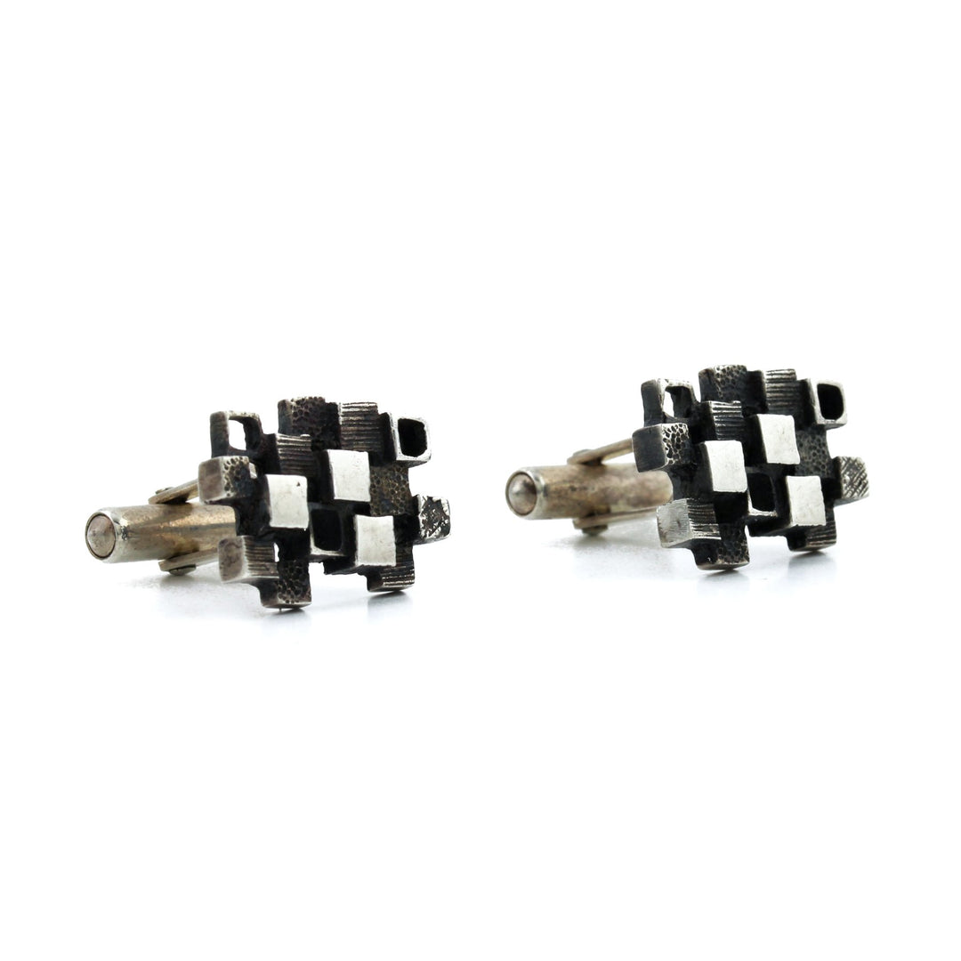 Vintage Silver Cuff links - Kingdom Jewelry