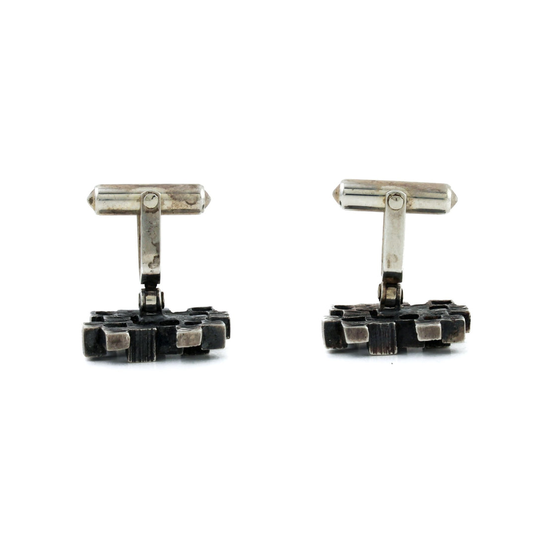 Vintage Silver Cuff links - Kingdom Jewelry