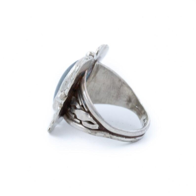 Vintage Sterling Silver Pyrite Ring - Kingdom Jewelry