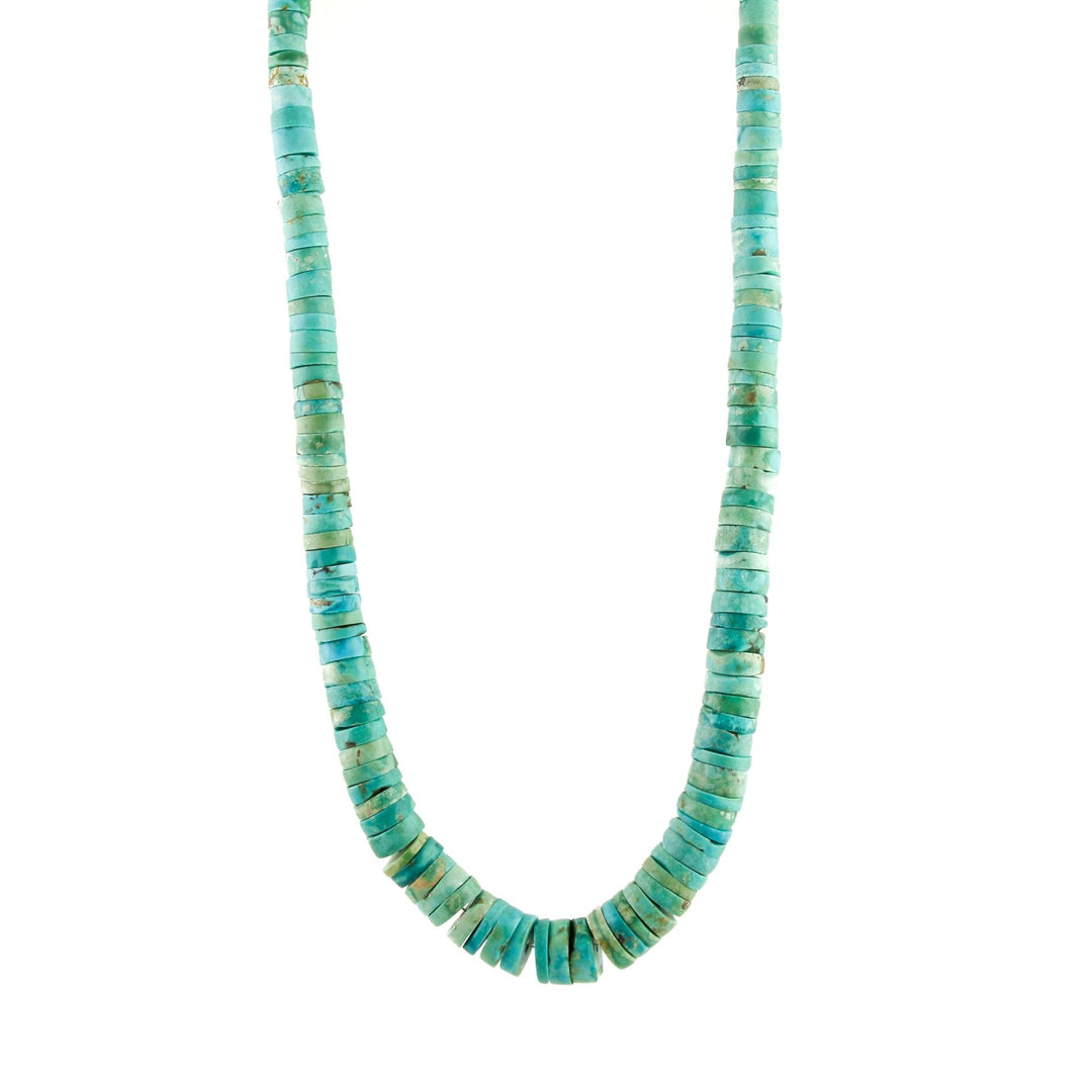 Vintage Turquoise Handrolled choker - Kingdom Jewelry