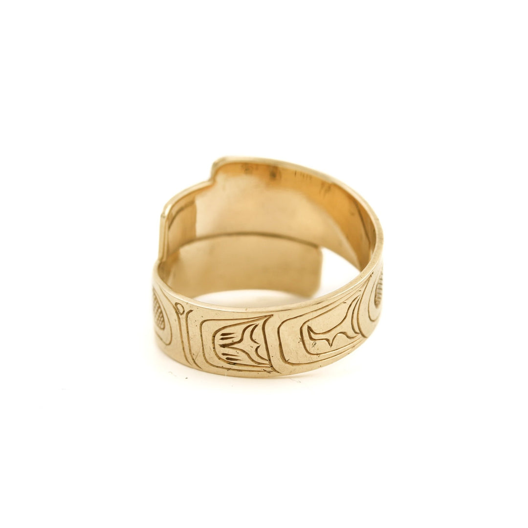 West Coast Motif Wrap Band x 14k Gold 8 - Kingdom Jewelry