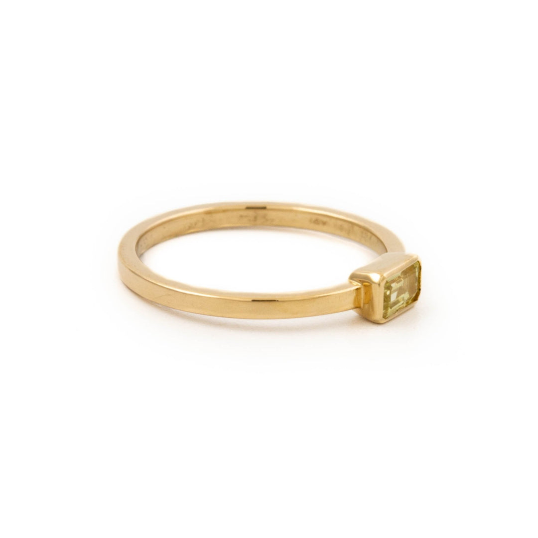 Yellow Sapphire Gold Ring - Kingdom Jewelry