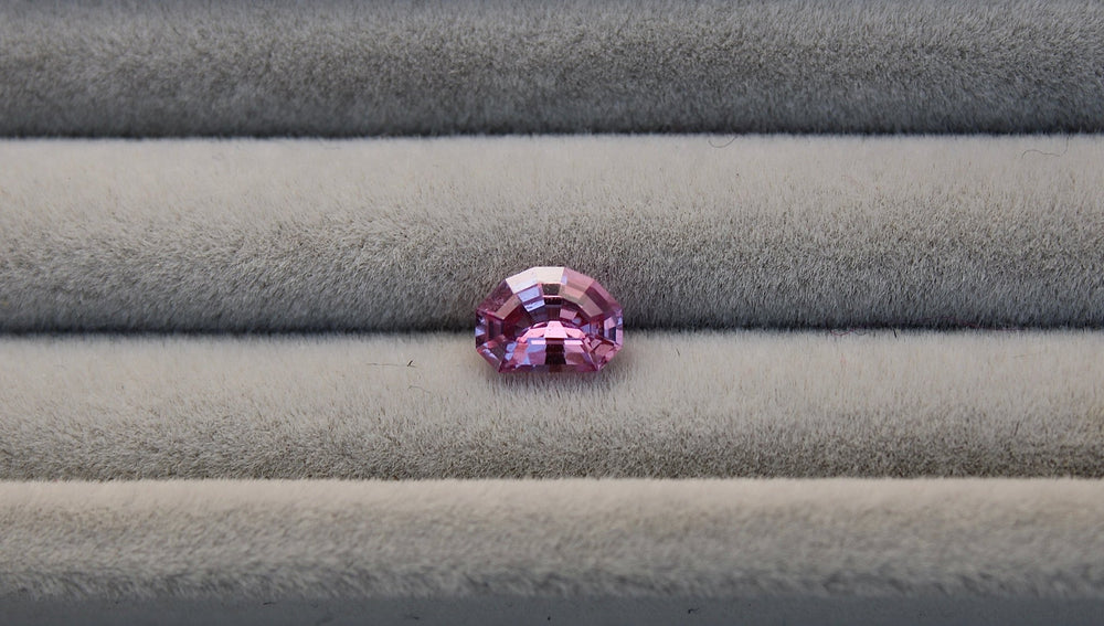 0.88ct Geometric Pink Sapphire - Kingdom Jewelry