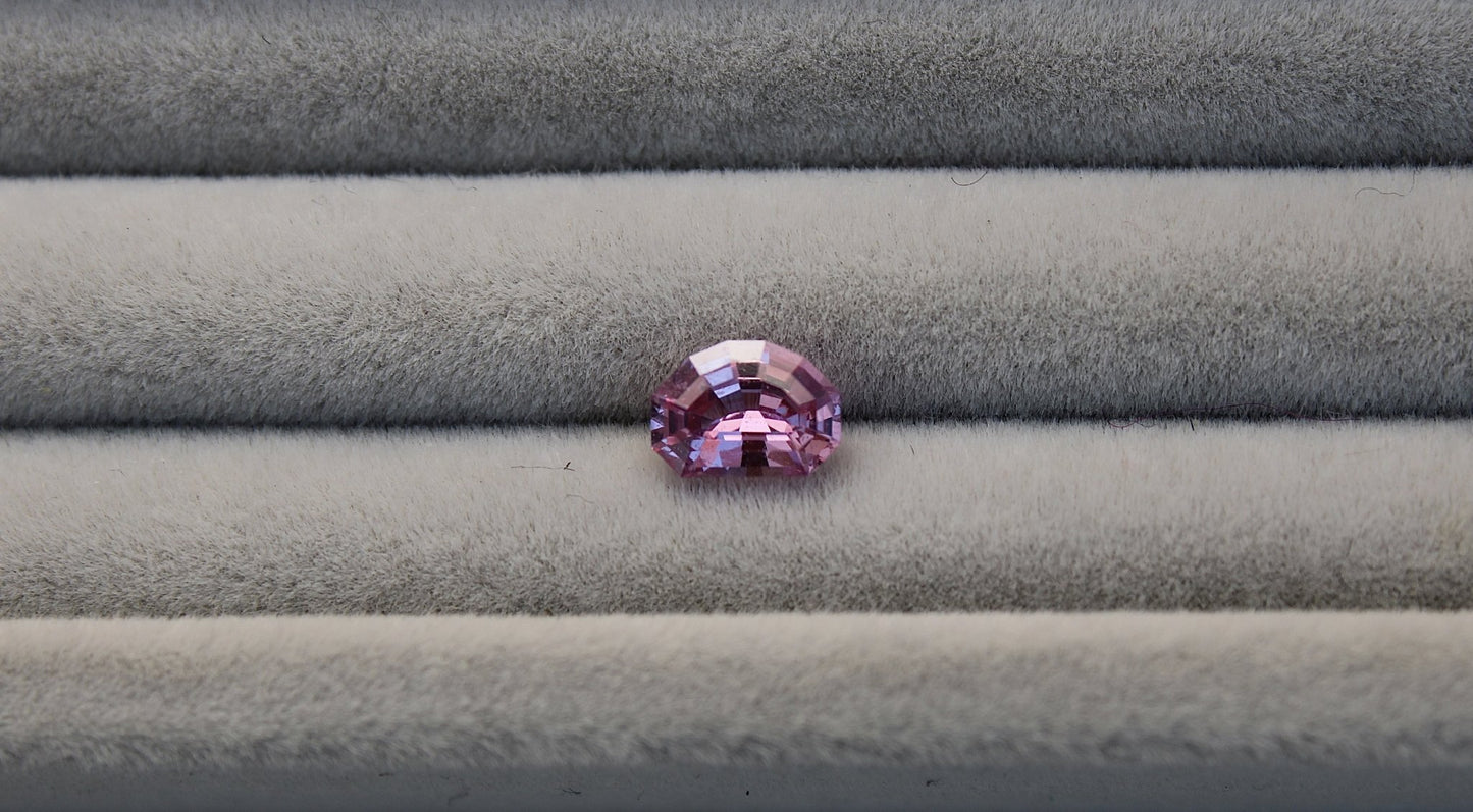 0.88ct Geometric Pink Sapphire - Kingdom Jewelry