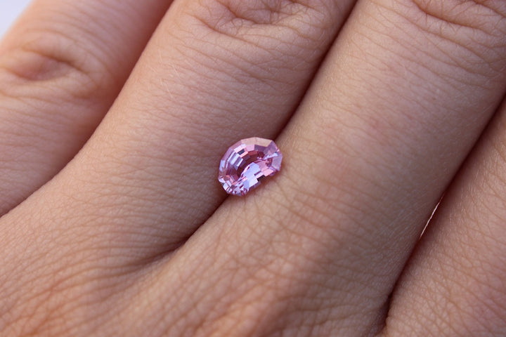 0.88ct Geometric Pink Sapphire - Kingdom Jewelry