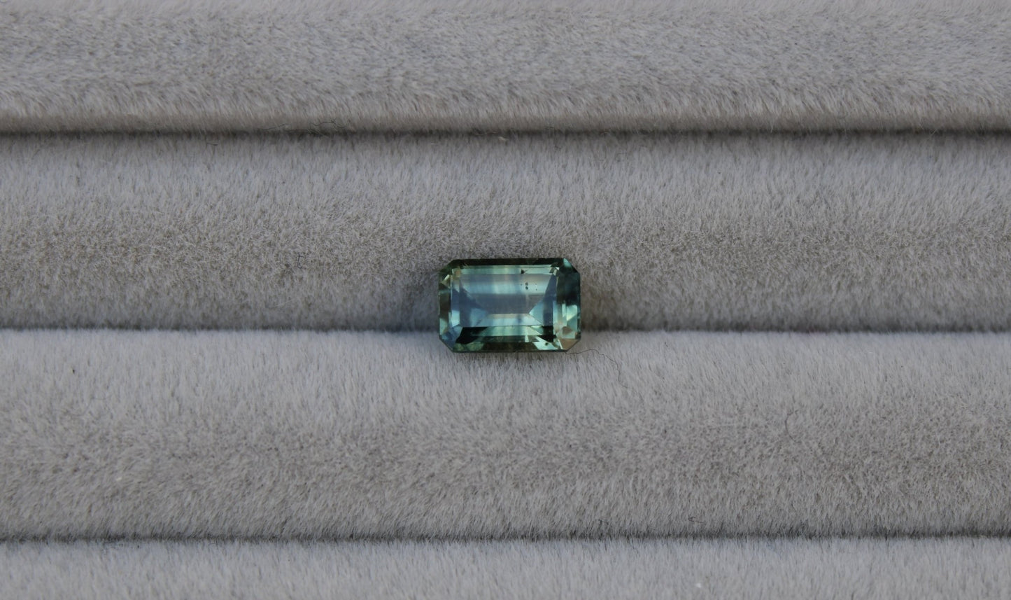 0.90ct Emerald Cut Parti Sapphire - Kingdom Jewelry