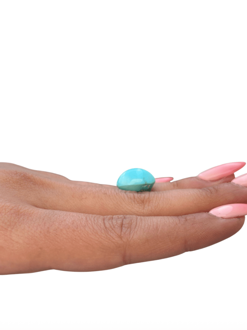 10.85ct Persian Robins Egg Blue Natural Turquoise - Kingdom Jewelry
