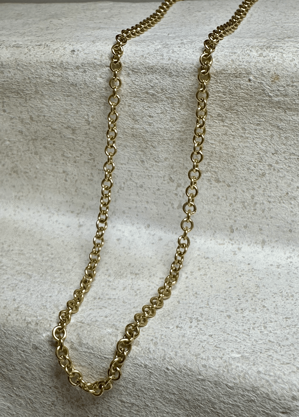 10K Gold 2mm Smooth Cable - Kingdom Jewelry