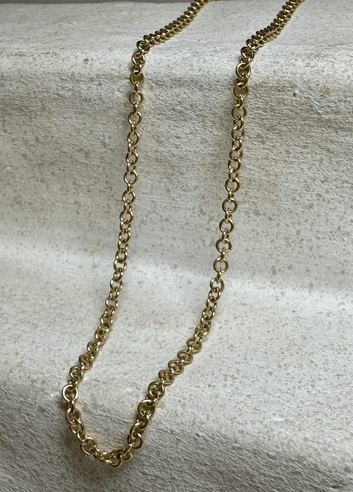 10K Gold 2mm Smooth Cable - Kingdom Jewelry