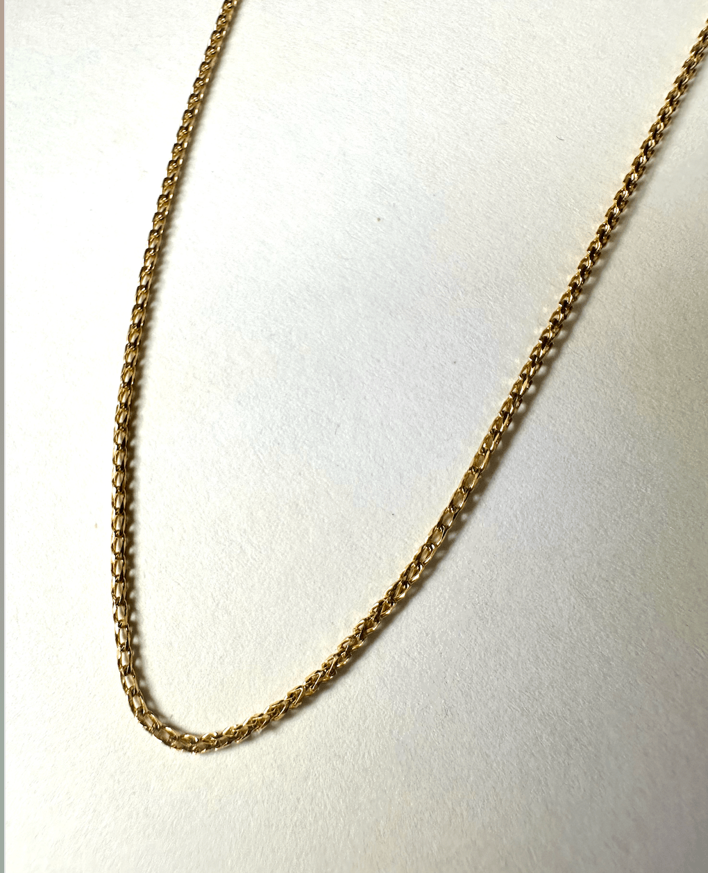 10K Gold Thin Franco Chain - Kingdom Jewelry