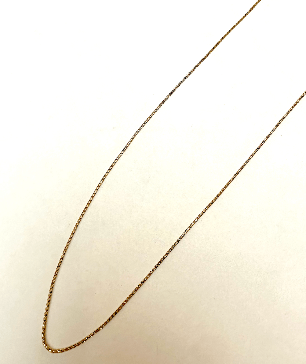 10K Gold Thin Franco Chain - Kingdom Jewelry