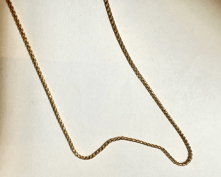 10K Gold Thin Franco Chain - Kingdom Jewelry
